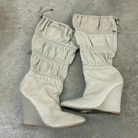 Jessica simpson genuine lambskin leather  boots - Picture 1 of 8